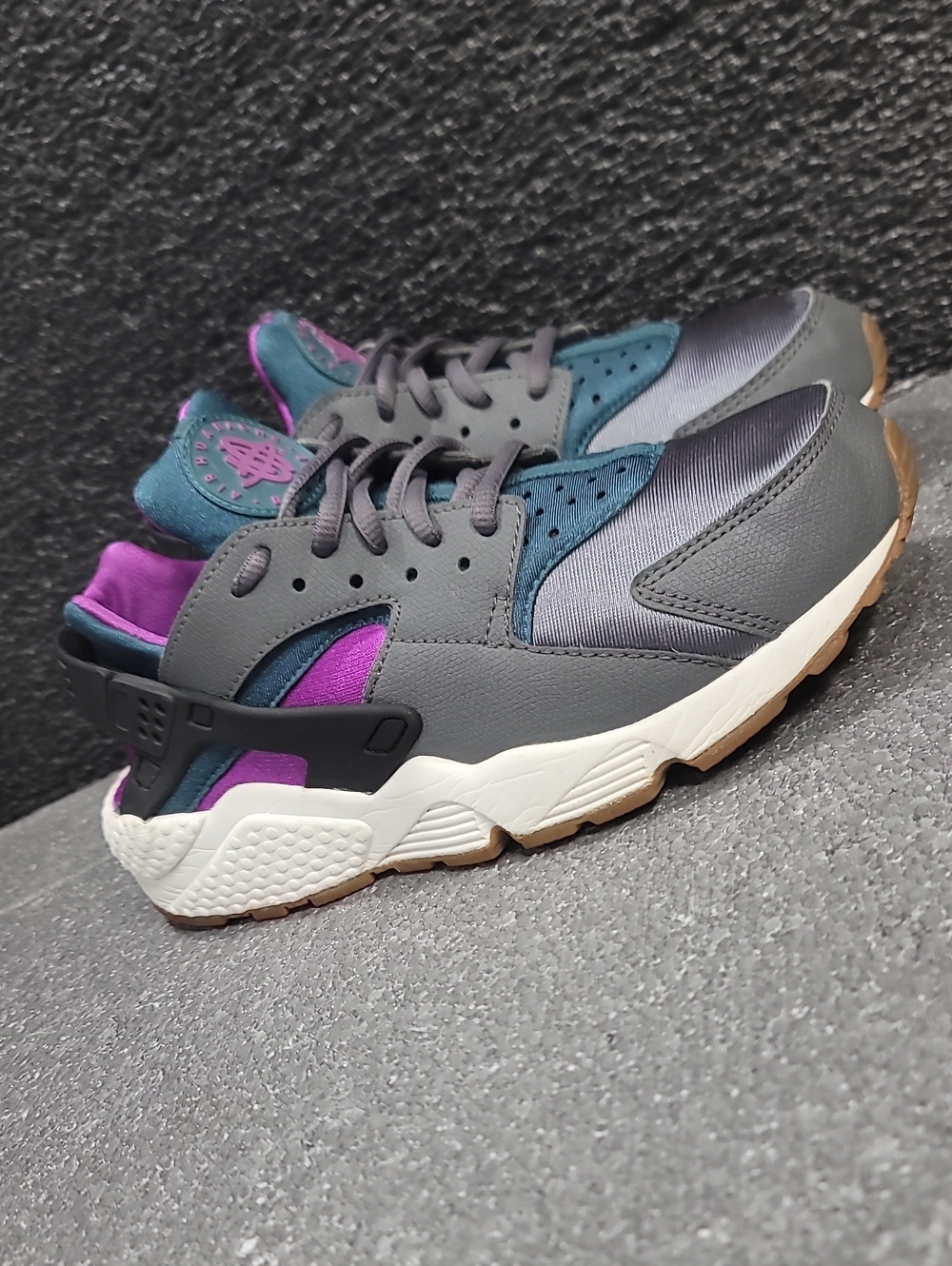 ๐ฅ Nike Wmns Air Huarache Run ๐ฅ "Dark Teal" Wmns 7.5 Fast Shipping - Picture 13 of 15